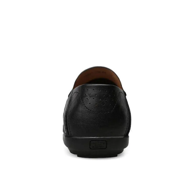 Leather Loafers Men's Casual Shoes JOS0239 Breathable Italian