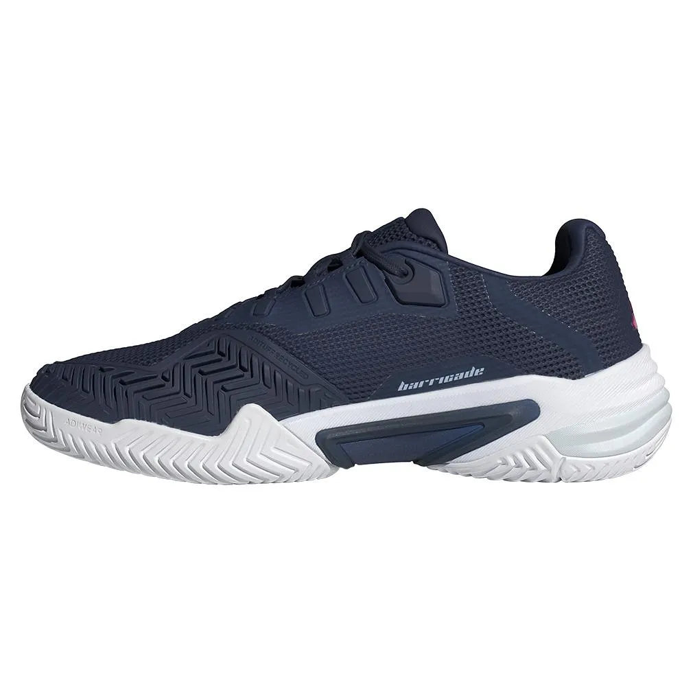 Mens Barricade 13 Tennis Shoes Dark Blue and Halo Blue