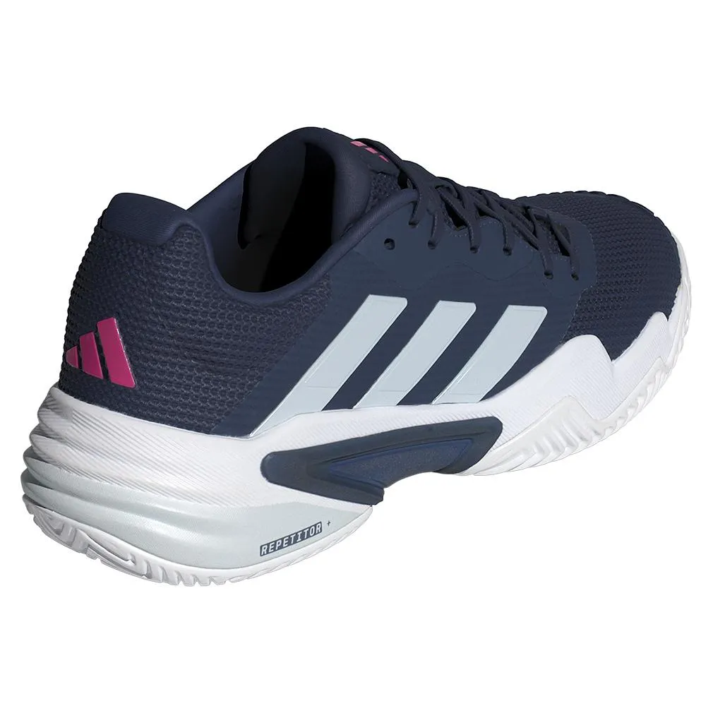 Mens Barricade 13 Tennis Shoes Dark Blue and Halo Blue