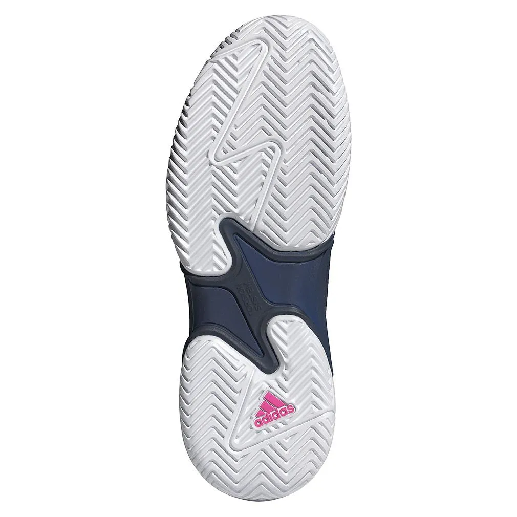 Mens Barricade 13 Tennis Shoes Dark Blue and Halo Blue