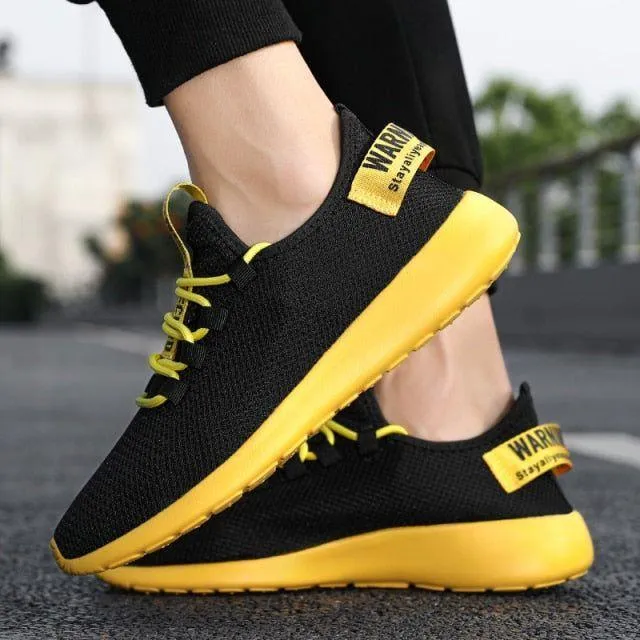 Men's Casual Shoes Breathable Mesh Canvas Lightweight Sneakers WFS1126