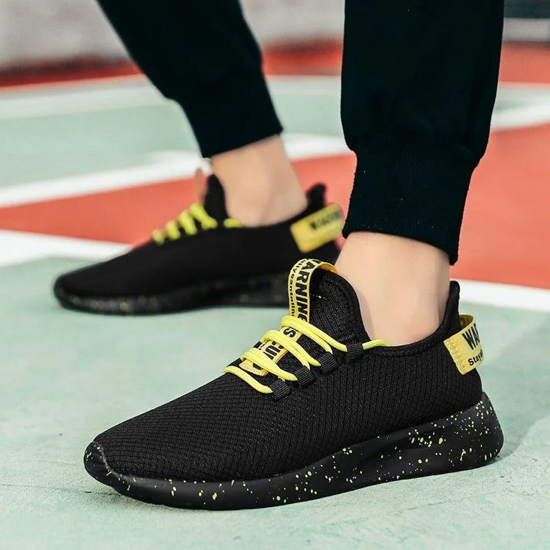 Men's Casual Shoes Breathable Mesh Canvas Lightweight Sneakers WFS1126