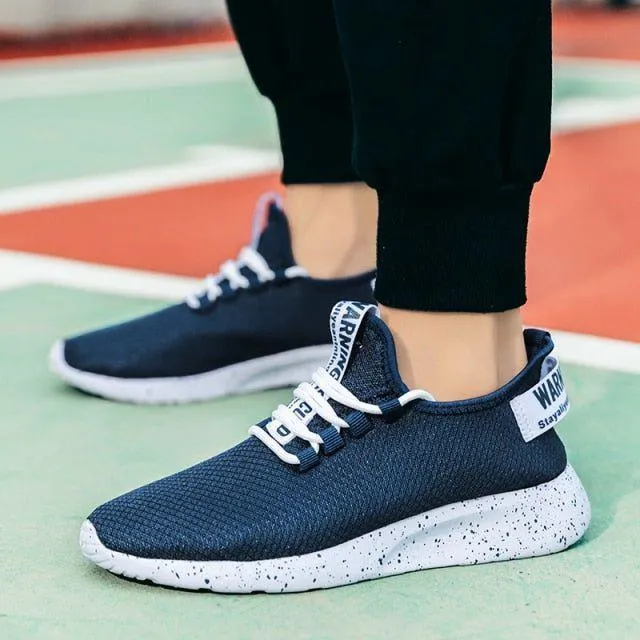 Men's Casual Shoes Breathable Mesh Canvas Lightweight Sneakers WFS1126