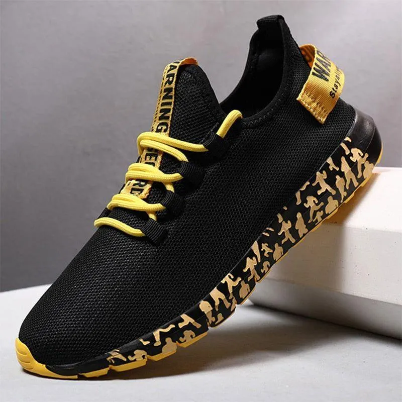 Men's Casual Shoes Breathable Mesh Canvas Lightweight Sneakers WFS1126