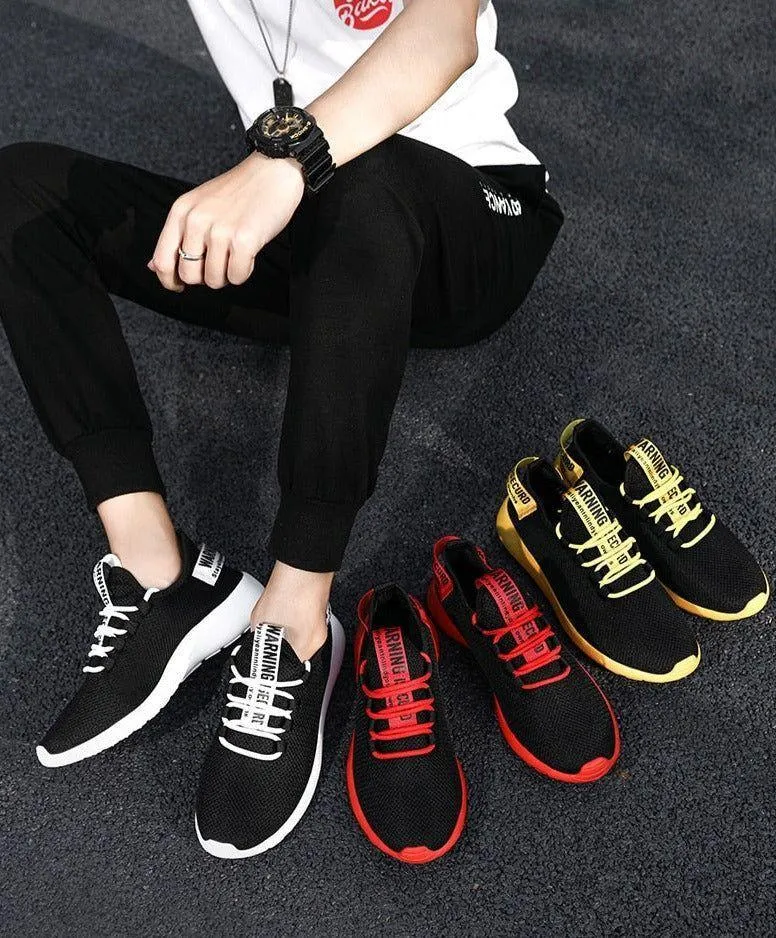 Men's Casual Shoes Breathable Mesh Canvas Lightweight Sneakers WFS1126