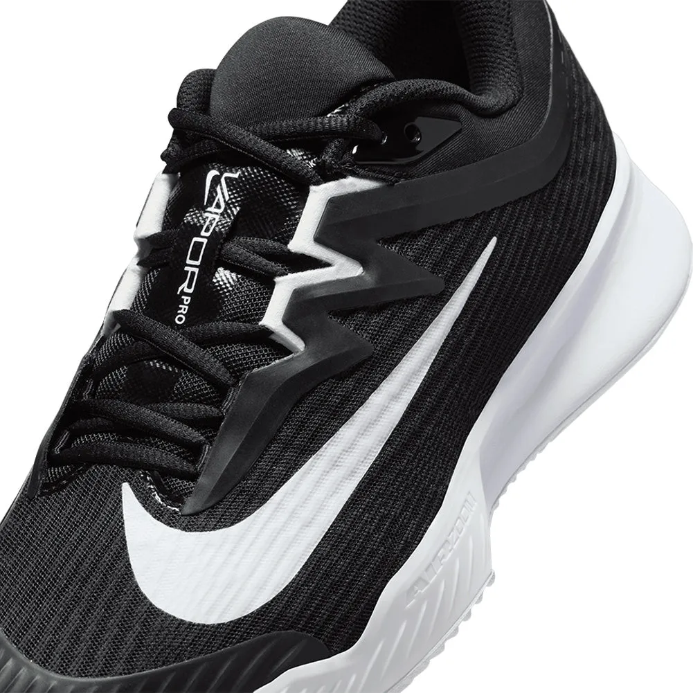 Mens Zoom Vapor Pro 3 Clay Tennis Shoes Black and White