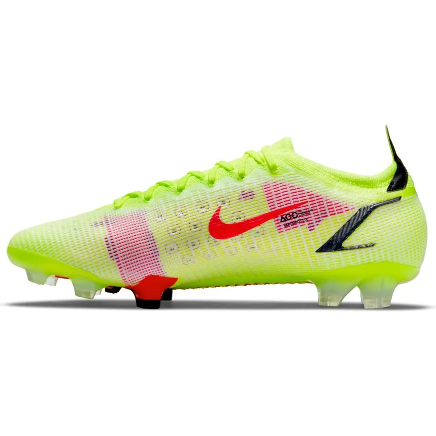 Nike Mercurial Vapor 14 Elite FG-VOLT/BRIGHT CRIMSON-BLACK