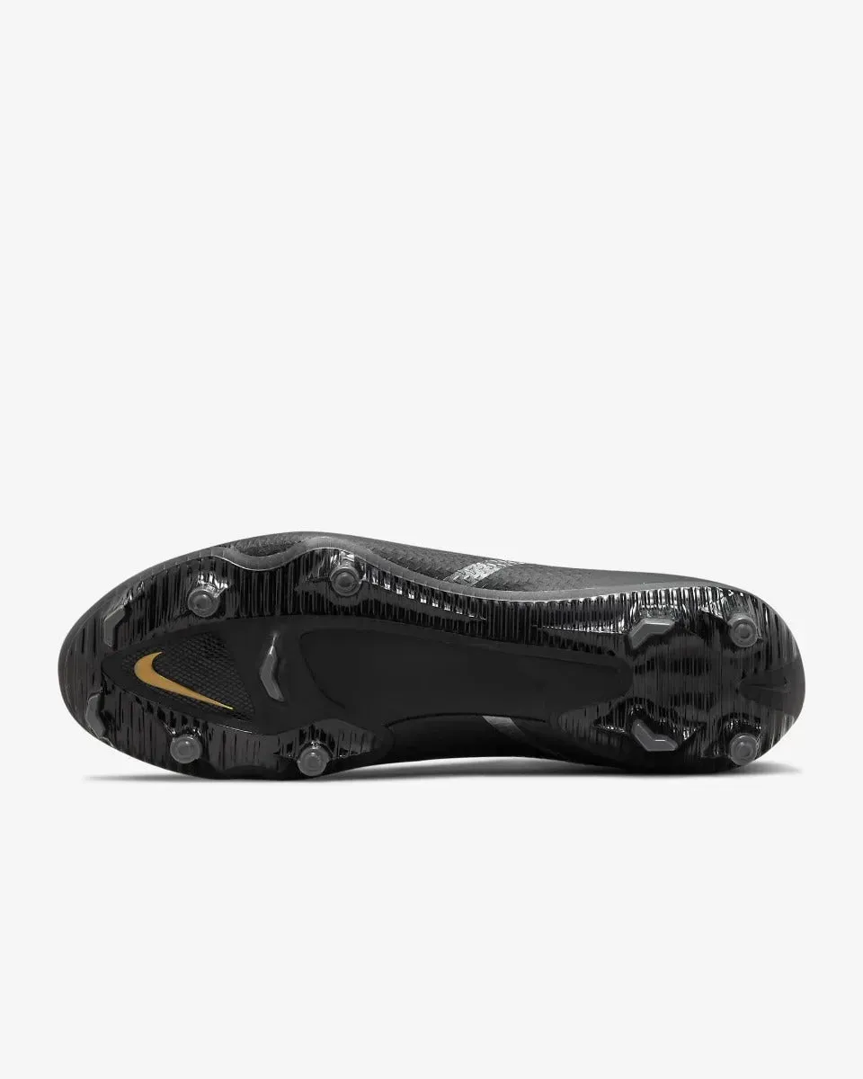 Nike Phantom GT2 Academy DF FG - Black-Dark Grey-Gold