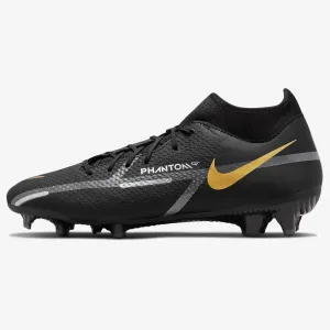 Nike Phantom GT2 Academy DF FG - Black-Dark Grey-Gold