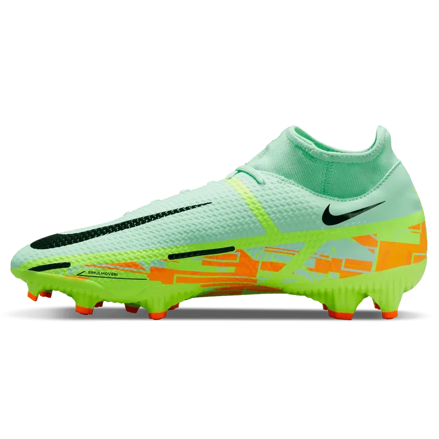Nike Phantom GT2 Academy DF FG-MG - Mint-Blackened Blue