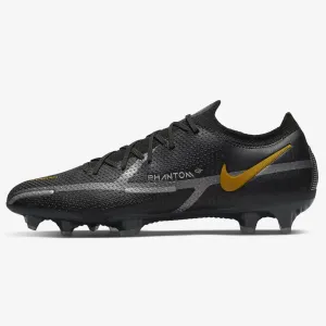 Nike Phantom GT2 Elite FG - Black-Dark Grey-Gold