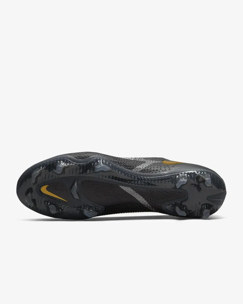 Nike Phantom GT2 Elite FG - Black-Dark Grey-Gold