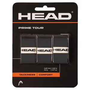 Prime Tour Tennis Overgrip 3-Pack Black