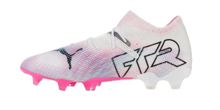PUMA Future 7 Ultimate FG/AG Adult Soccer Cleats 107599 01 WHITE/PINK/BLUE