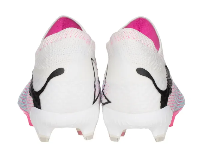 PUMA Future 7 Ultimate FG/AG Adult Soccer Cleats 107599 01 WHITE/PINK/BLUE