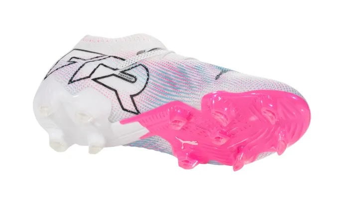 PUMA Future 7 Ultimate FG/AG Adult Soccer Cleats 107599 01 WHITE/PINK/BLUE