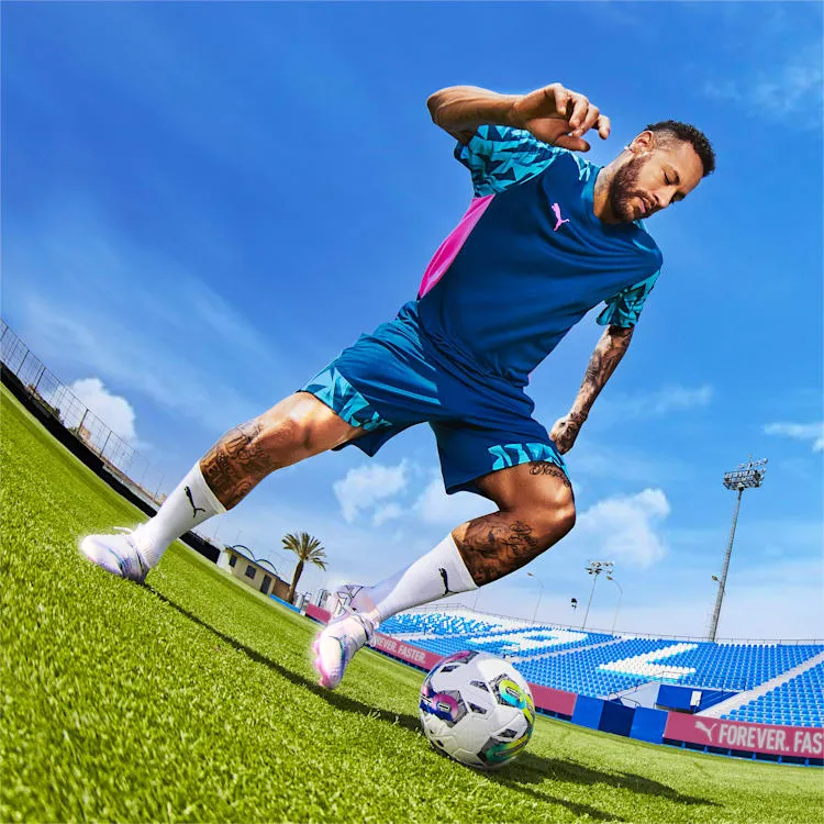 PUMA Future 7 Ultimate FG/AG Adult Soccer Cleats 107599 01 WHITE/PINK/BLUE
