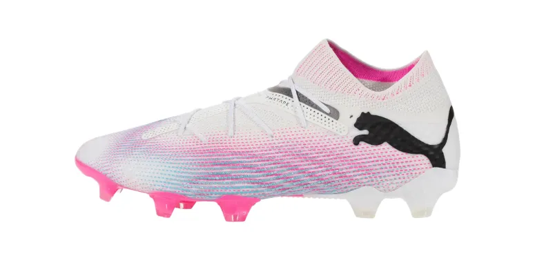 PUMA Future 7 Ultimate FG/AG Adult Soccer Cleats 107599 01 WHITE/PINK/BLUE