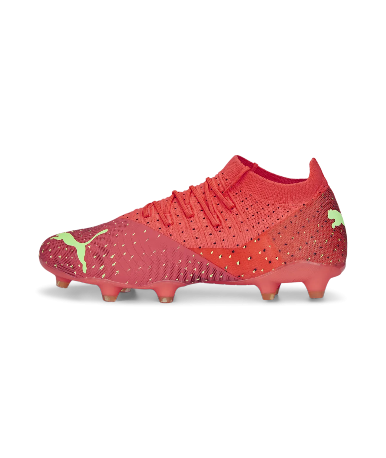 Puma Future Z 3.4  FG/AG Soccer Cleats 106999 03 FIERY CORAL-FIZZY LIGHT-PUMA BLACK-SALMON