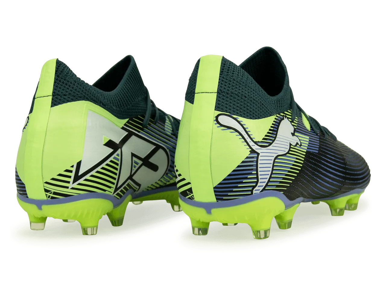 PUMA Men's Future 7 Match FG/AG Gray Skies/Puma White