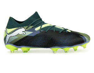 PUMA Men's Future 7 Match FG/AG Gray Skies/Puma White