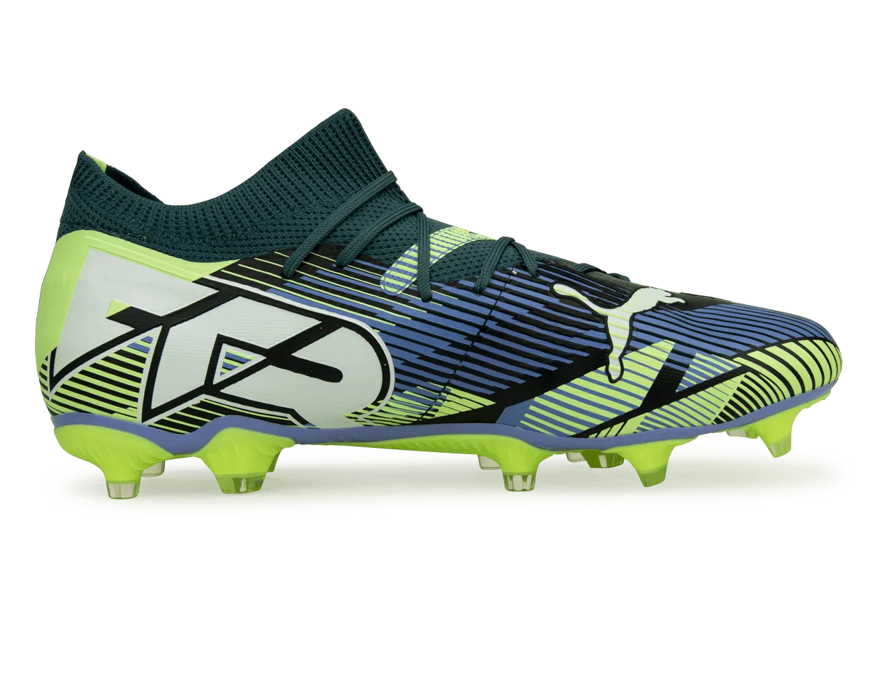 PUMA Men's Future 7 Match FG/AG Gray Skies/Puma White