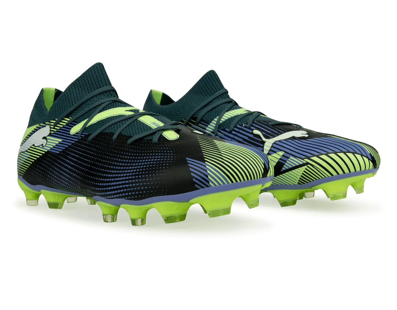 PUMA Men's Future 7 Match FG/AG Gray Skies/Puma White