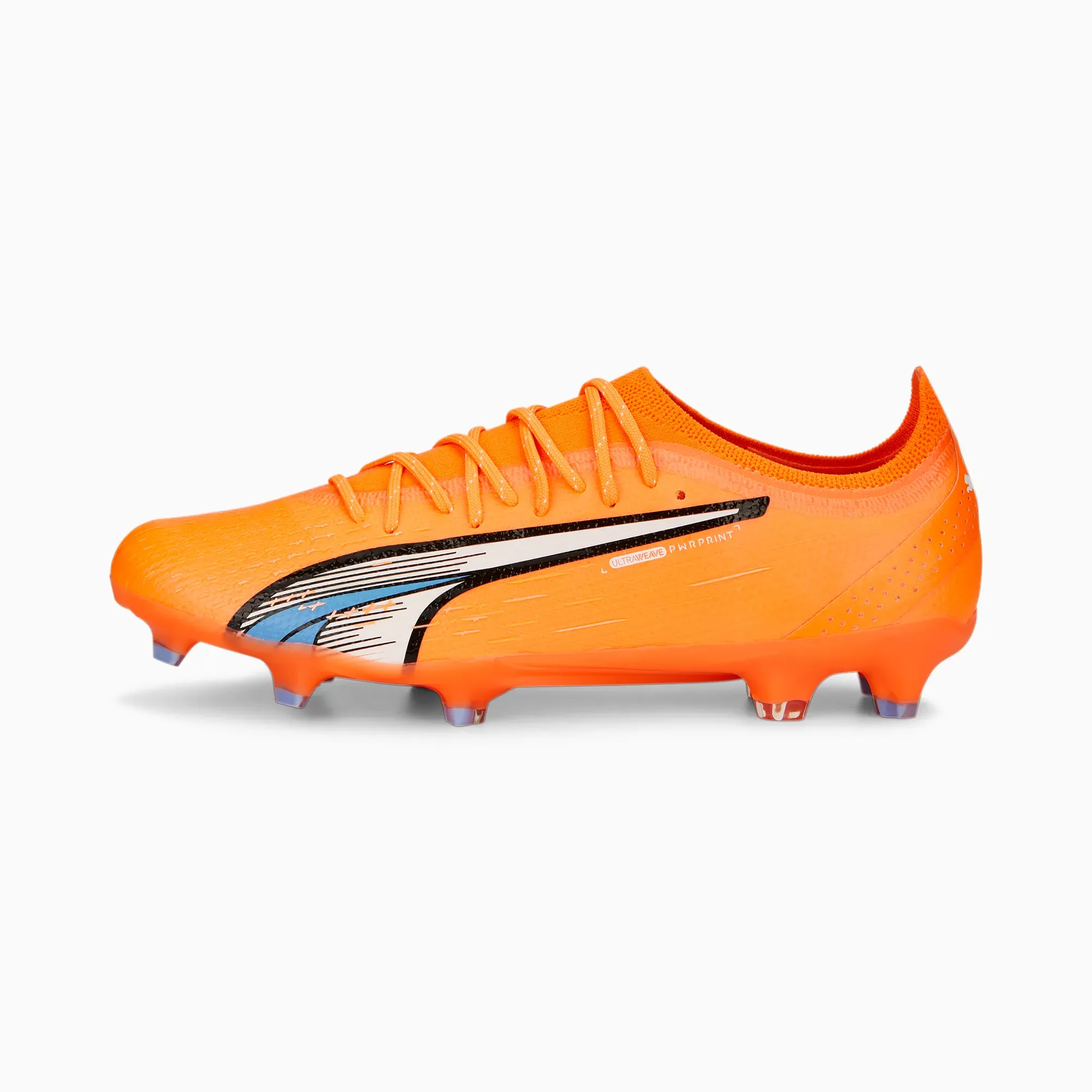 Puma Ultra 195552426108Ultimate FG-Orange-White-Blue Glimmer