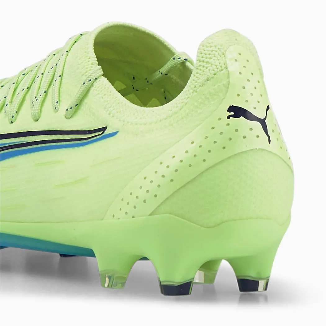 Puma Ultra Ultimate FG/AG Soccer Cleats 106868 01  FIZZY LIGHT-PARISIAN NIGHT-BLUE GLIMMER