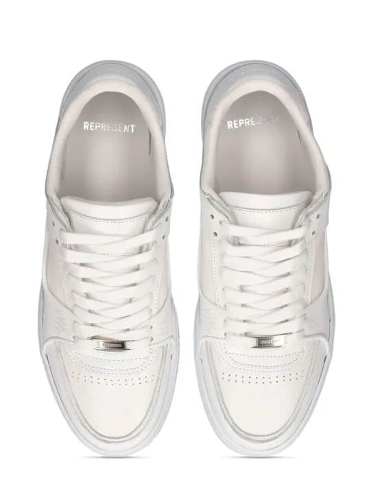Represent   Apex leather sneakers 