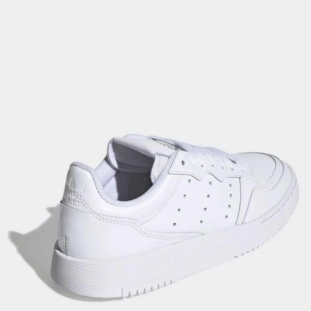 Scarpe Donna ADIDAS Sneakers linea Supercourt in Pelle Bianco