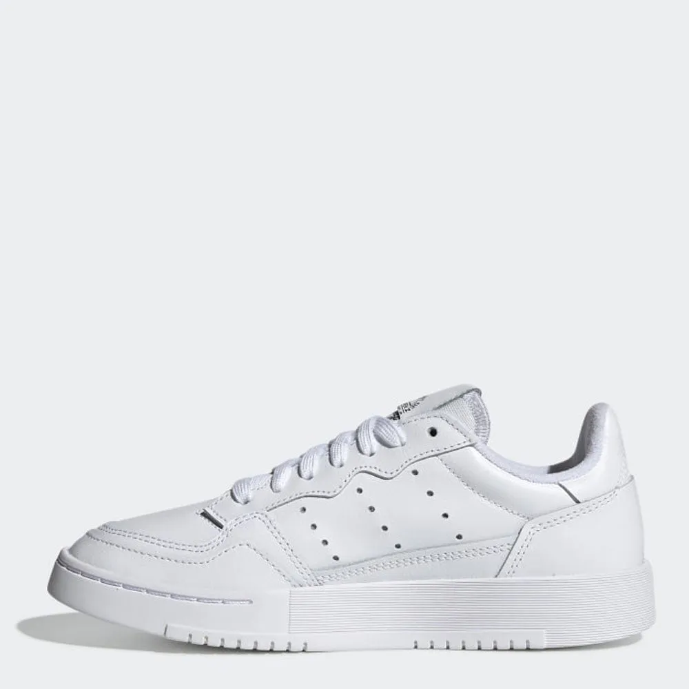 Scarpe Donna ADIDAS Sneakers linea Supercourt in Pelle Bianco
