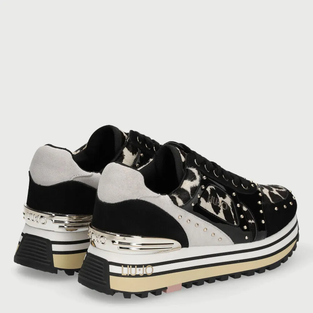 Scarpe Donna LIU JO Sneakers Animalier con Borchie