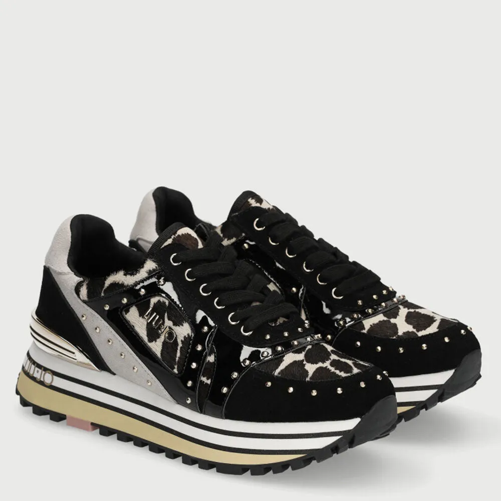 Scarpe Donna LIU JO Sneakers Animalier con Borchie