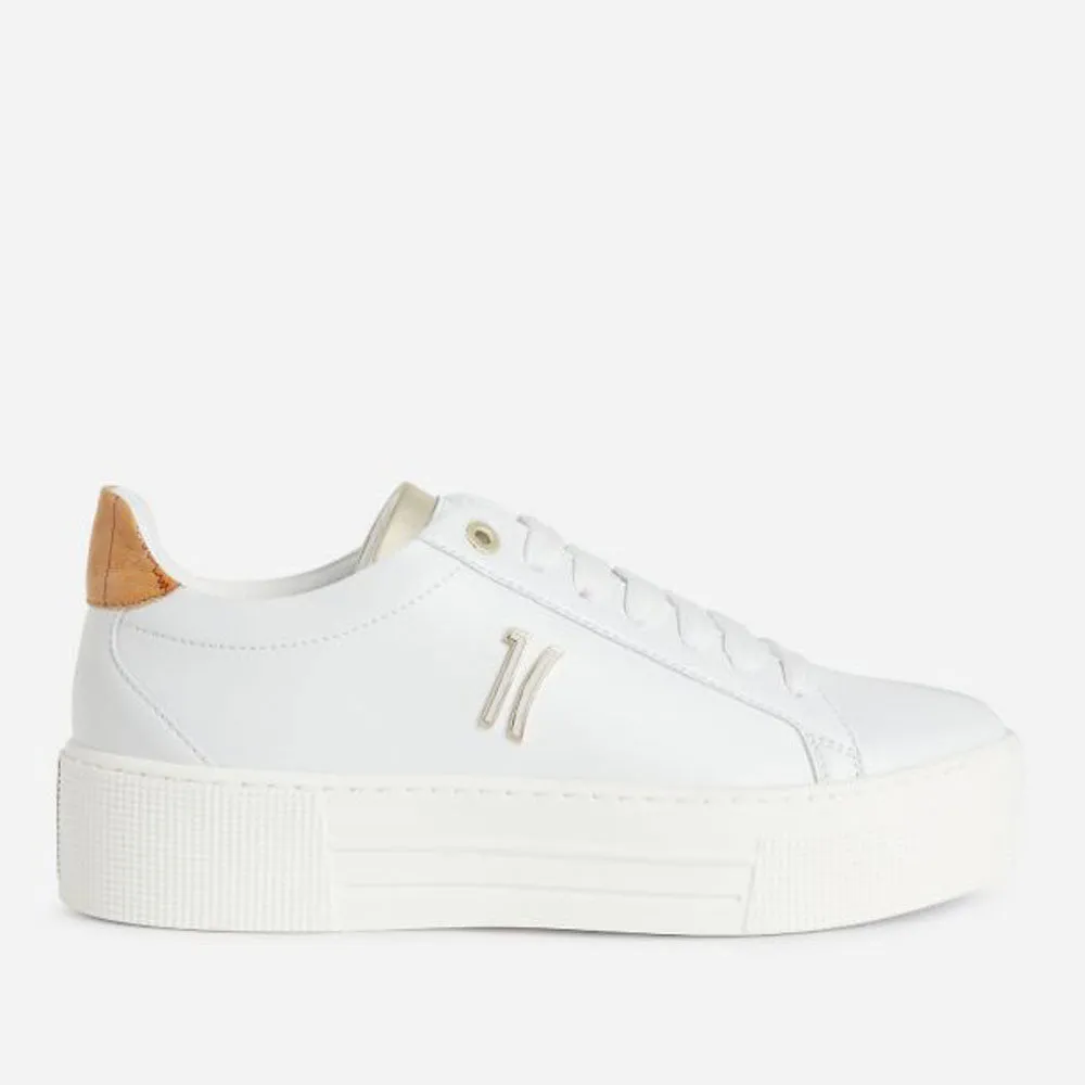 Sneakers Platform Donna 1A Classe Alviero Martini colore Bianco e Geo Classic P136
