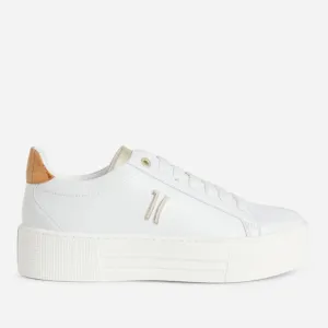 Sneakers Platform Donna 1A Classe Alviero Martini colore Bianco e Geo Classic P136