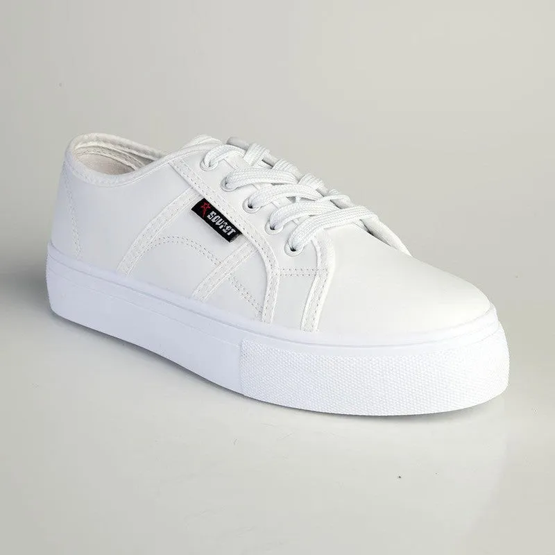 Soviet Platform Sneaker - White
