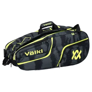 Tour Zebra Mega Tennis Bag Black and Neon Yellow