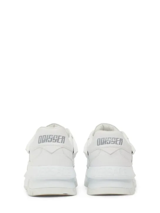 Versace   Leather sneakers 