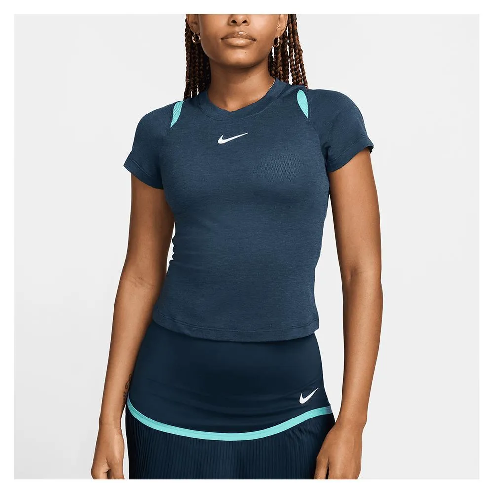 Womens Adventage Short Sleeve Tennis Top