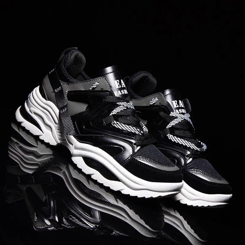 Women's Casual Shoes Breathable Vulcanized Chunky Sneakers GOS0327