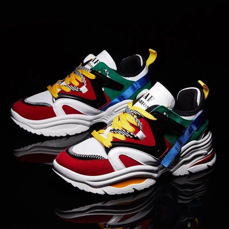 Women's Casual Shoes Breathable Vulcanized Chunky Sneakers GOS0327
