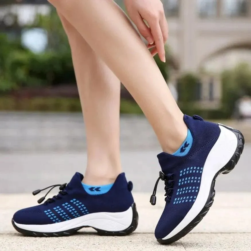 Women's Casual Shoes Flat Slip-on Breathable Sneakers CS1855