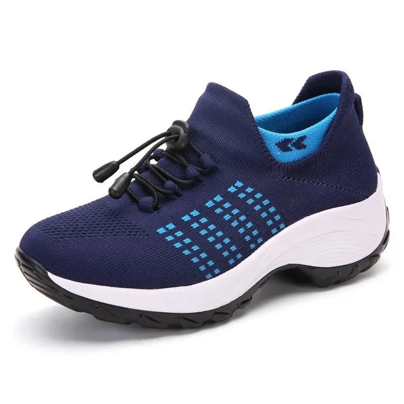 Women's Casual Shoes Flat Slip-on Breathable Sneakers CS1855
