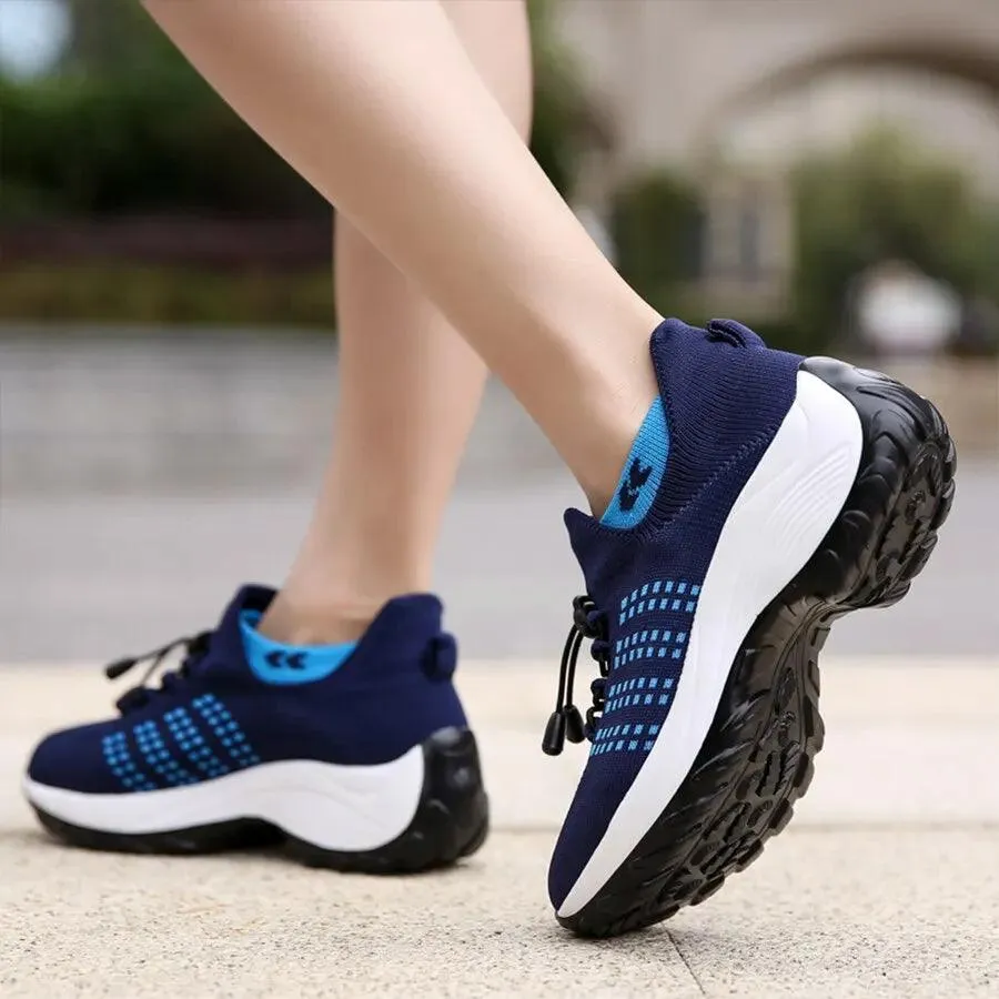 Women's Casual Shoes Flat Slip-on Breathable Sneakers CS1855