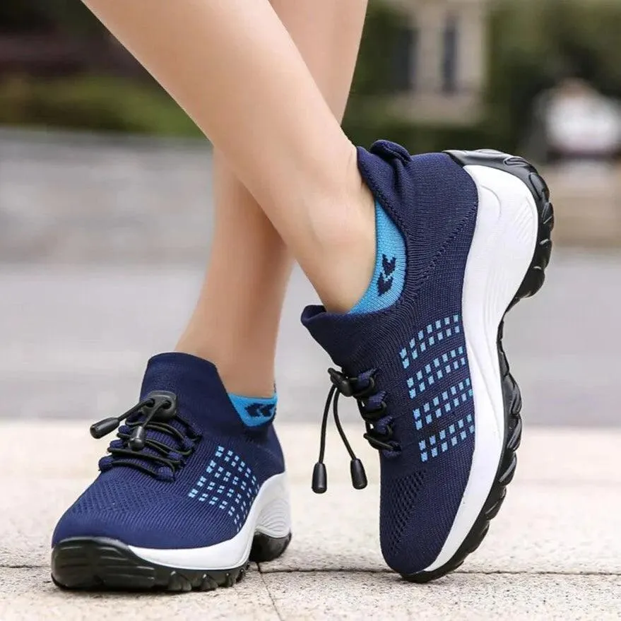 Women's Casual Shoes Flat Slip-on Breathable Sneakers CS1855