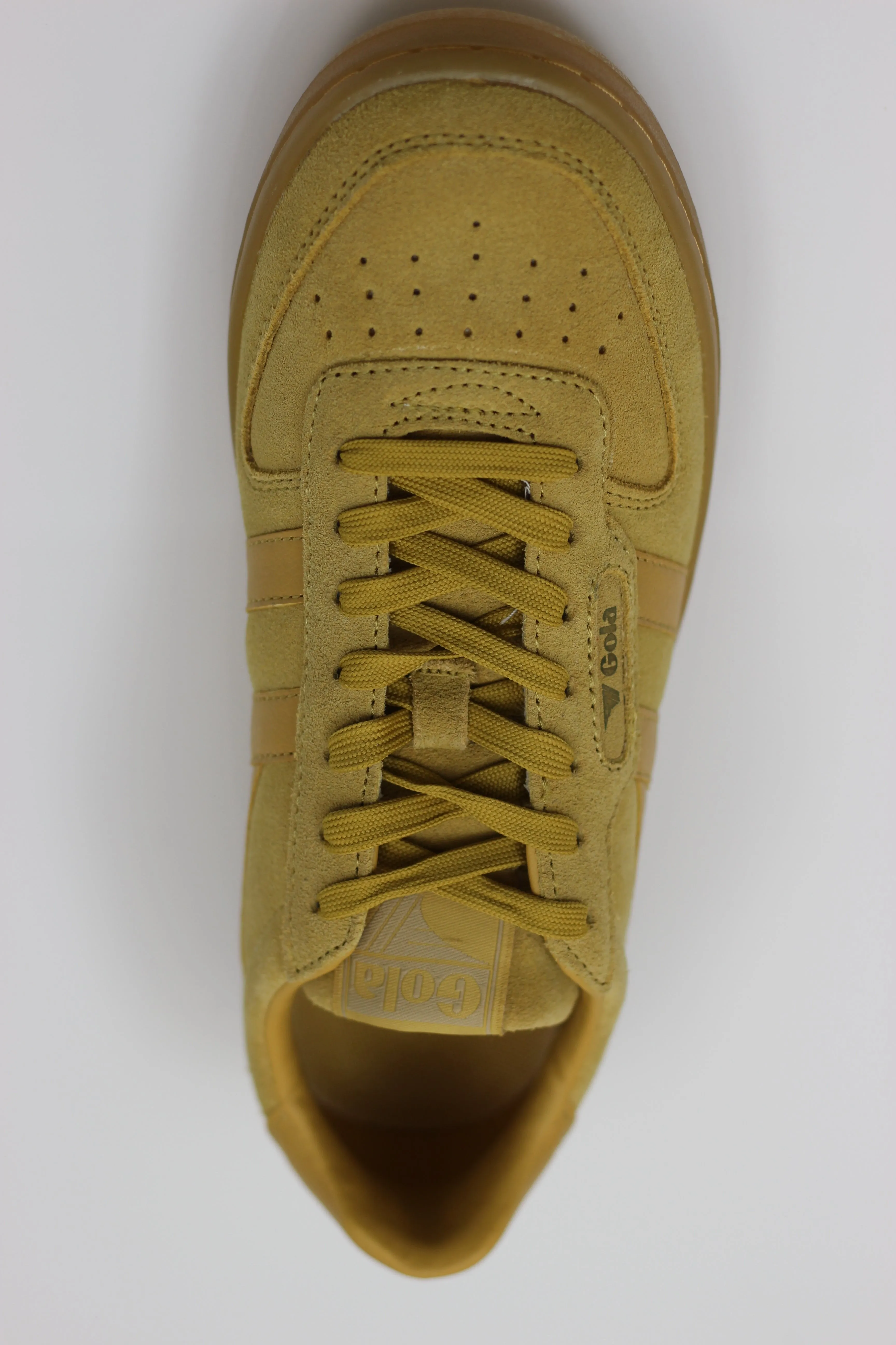 Women's Hawk Sneaker - Mustard Sde
