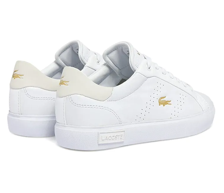 Women's Lacoste Powercourt 2.0 0722 (White/Gold)