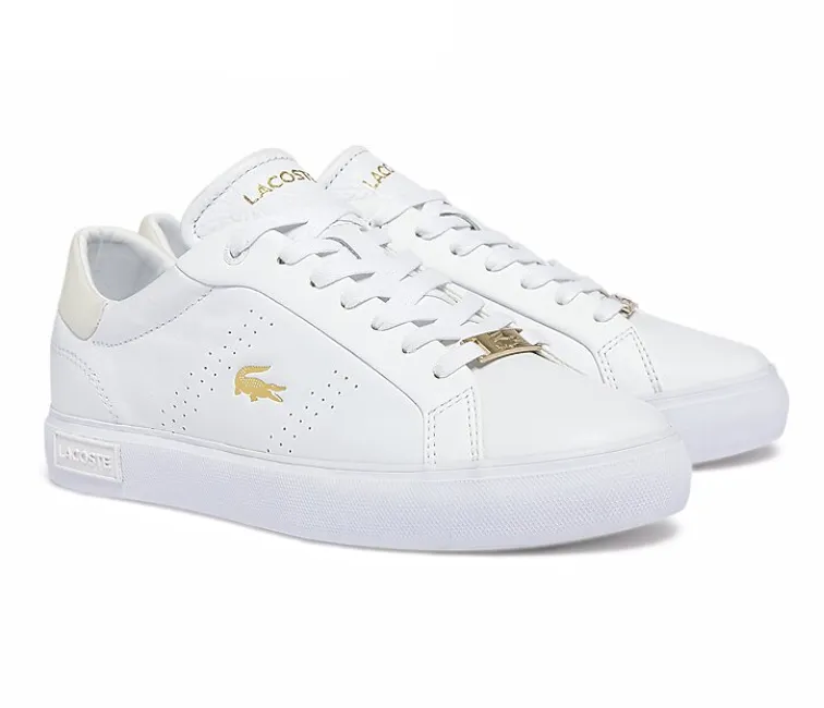 Women's Lacoste Powercourt 2.0 0722 (White/Gold)